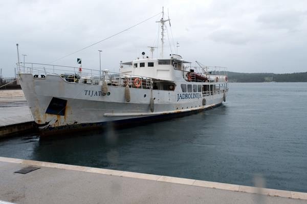 Trajet dans archipel Dalmate de Volice